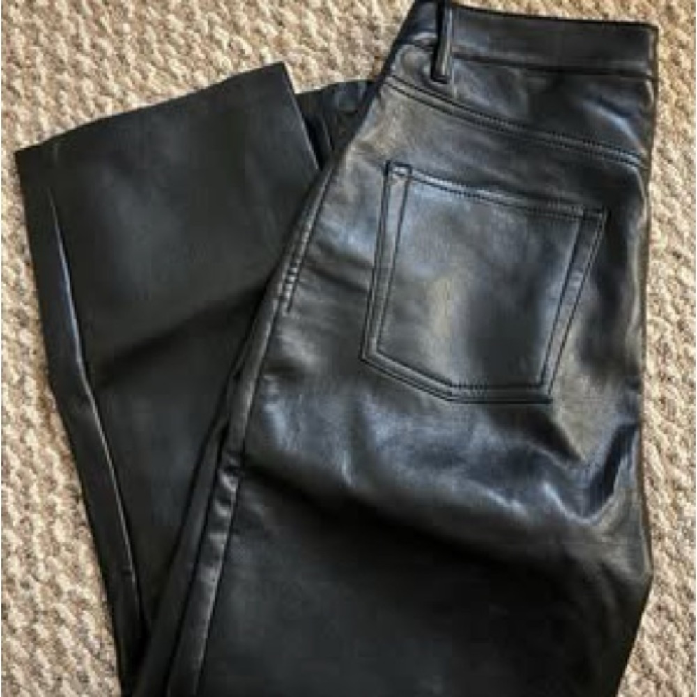 Black Leather Pants